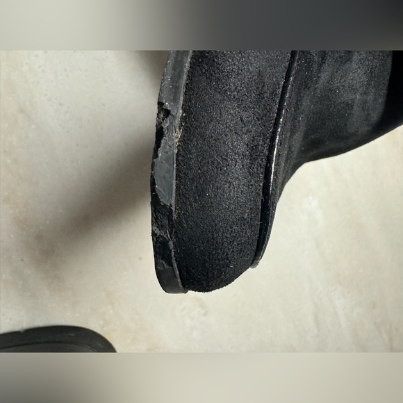 CLARKS LOT OF 3! + Me Too 1 Pr! Black Leather Comfort Cushion 8 Classic Career - Picture 13 of 16